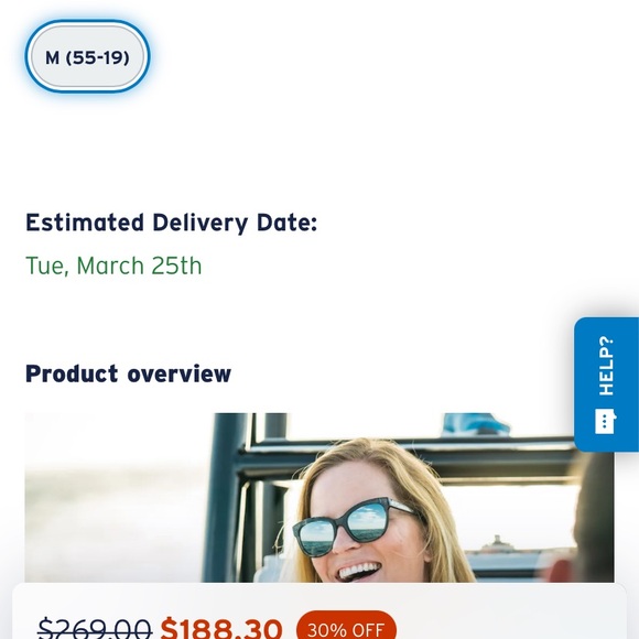 Costa Del Mar Bimini 241 Sunglasses. No case. Polarized lenses. - Picture 7 of 9